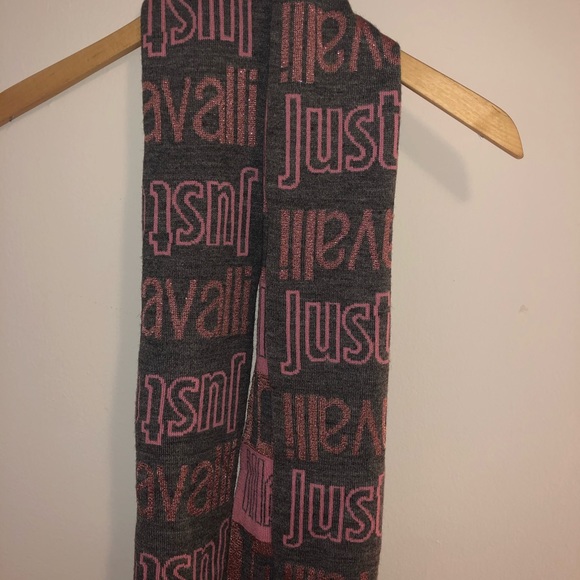 Roberto Cavalli Wool Intarsia-Knit Scarf - Picture 6 of 11